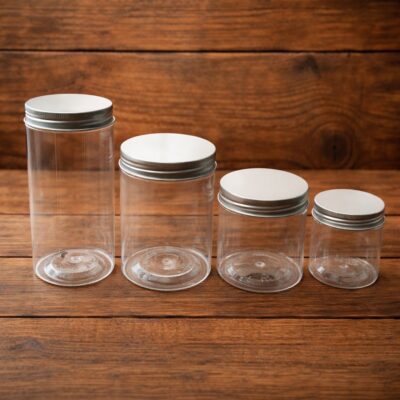 PLASTIC CAN ALUMINIUM COVER