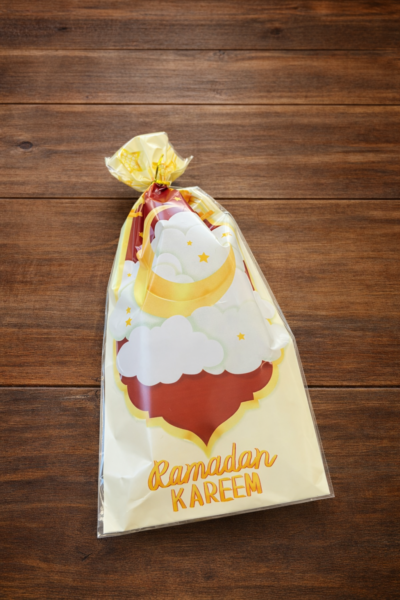 CELLOPHANE BAG 12.5*27 +TIE RAMDAN CELLOPHANE BAG 12.5*27 +TIE RAMDAN