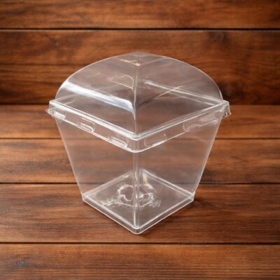 PLEXI CUP+COVER PYRAMID 7*6*4 PLEXI CUP+COVER PYRAMID 7*6*4