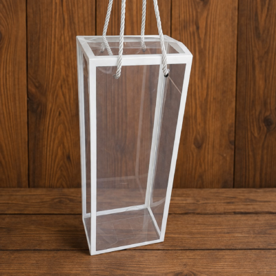 RECTANGLE BOX 13*34+9 TRANSPARENT WHITE