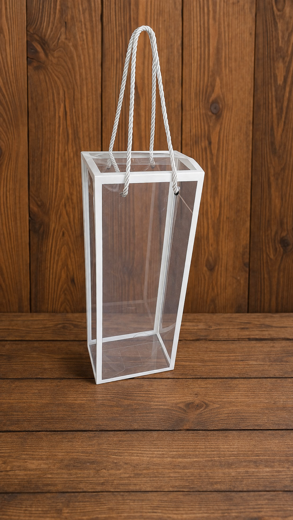 RECTANGLE BOX 13*34+9 TRANSPARENT WHITE