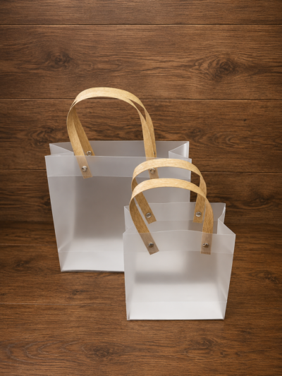 PVC BAG + HANDLE MATTE