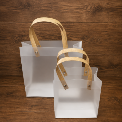 PVC BAG + HANDLE MATTE