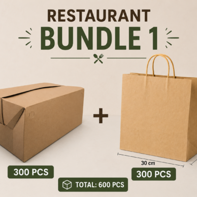 Restaurant Bundle 1 - Paper bag and Crispy Box