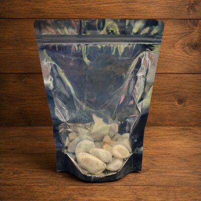METALIZE ZIPPER BAG  FULL PVC