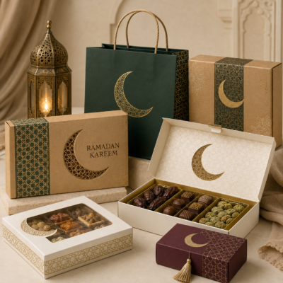 ramadan-packaging-gift-boxes-paper-bags.webp Ramadan packaging collection featuring gift boxes, date boxes, chocolate boxes, and printed paper bags.