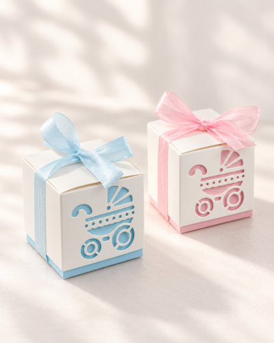 souvenir baby box 6*6*6 + ribbon Souvenir baby box 6*6*6 + ribbon